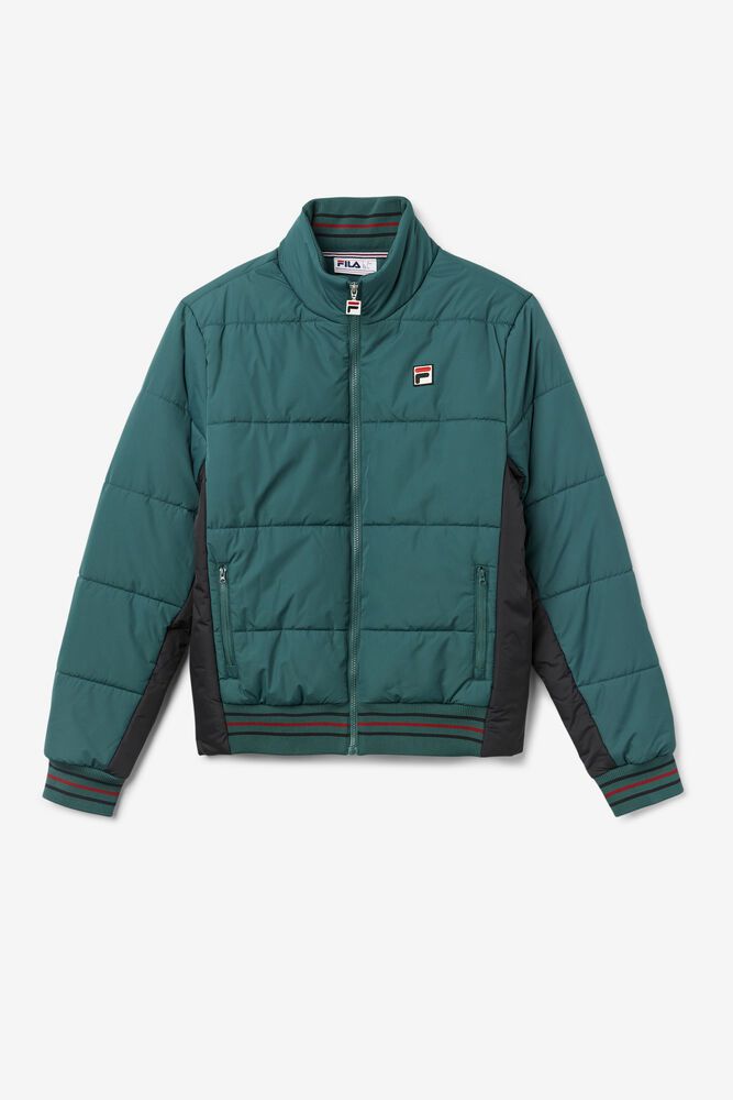 Fila Jakke Herre Grøn Watson Puffer DHQ-798405